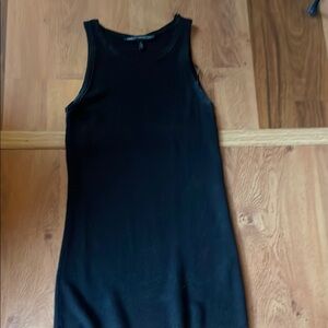 White House Black Market Fitted Black Sleeveless Sweater Tank Top
